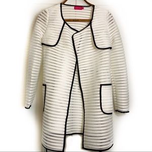 Cutout open front Spring trench coat jacket